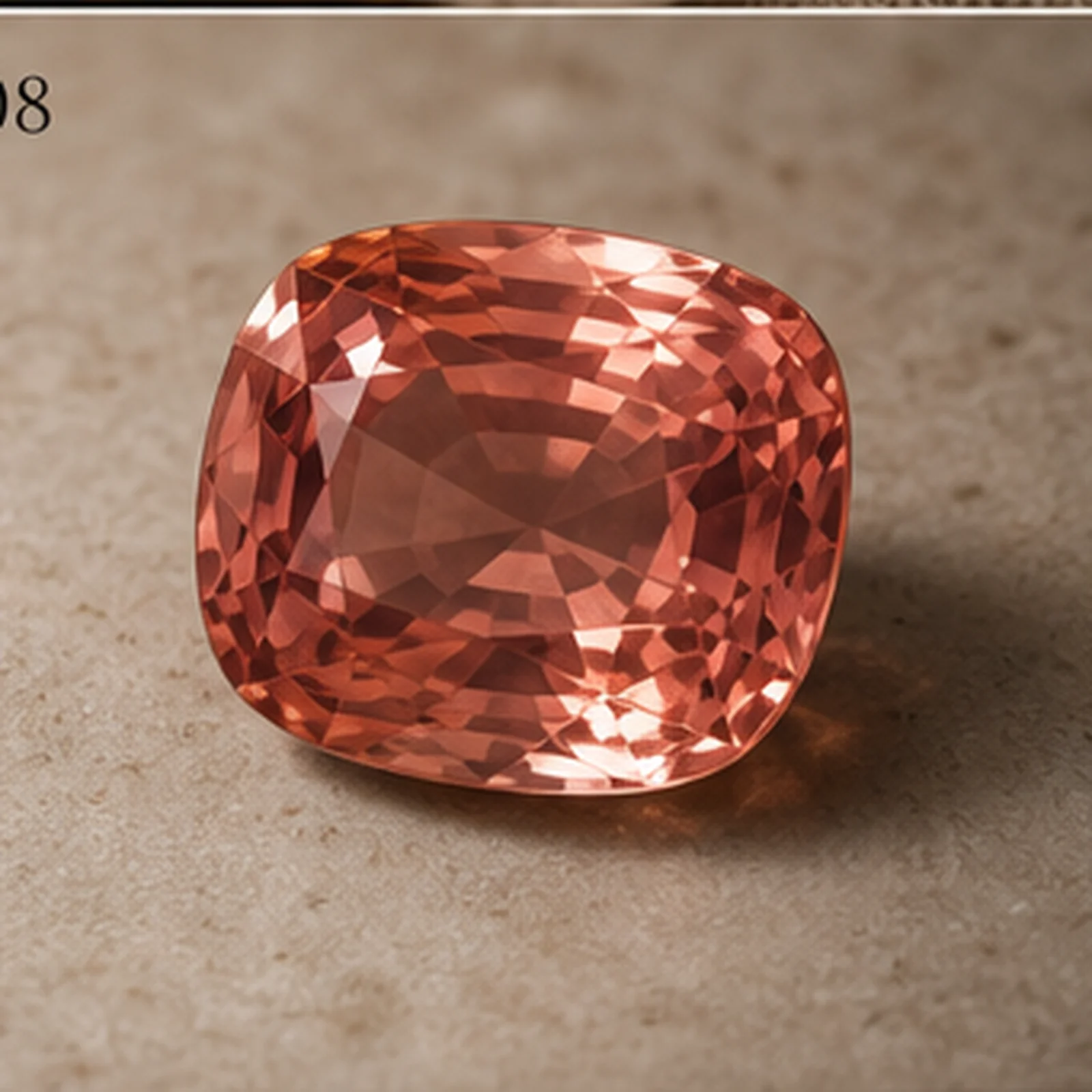 2.6 ct Padparadscha sapphire